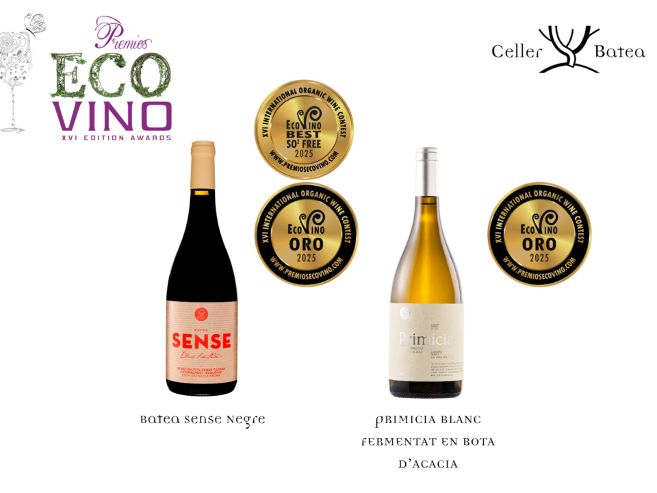 Celler Batea, entre las mas Laureadas en los Ecovino 2025